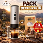 Pack Découverte FAMA COFFEE – Machine nomade + 10 capsules offertes